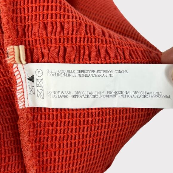 Capulet Blaire Smocked Crop Top Size Small - Picture 6 of 8